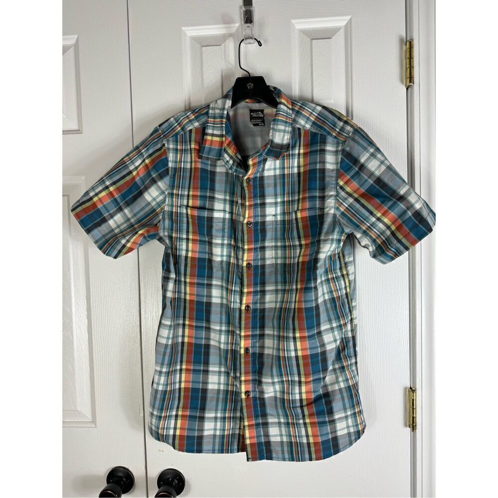 The North Face Mens Plaid Button Up Shirt Size M